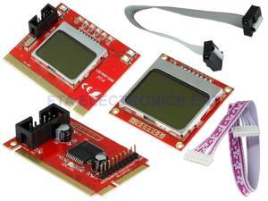 Dual LCD Mini PCI-E PCI LPC Diagnostic Analyzer Post Test Debug Cards Debug Card Dual LCD Mini PCI-E PCI LPC Diagnostic Analyzer Post Test Debug Cards Debug Card