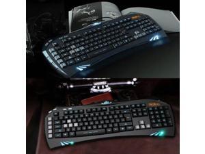 SUNT GK35 Limited Edition Backlit Ergonomic Usb PC Gaming Keyboard w/ BLUE LED SUNT GK35 Limited Edition Backlit Ergonomic Usb PC Gaming Keyboard w/ BLUE LED