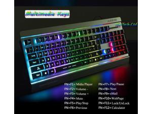 Ajazz Cyborg Soldier 2nd Colorful Rainbow Backlit Multimedia Pro Gaming Keyboard Ajazz Cyborg Soldier 2nd Colorful Rainbow Backlit Multimedia Pro Gaming Keyboard