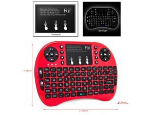 Rii mini i8+ Red mini keyboard with Backlight for Amazon fire TV Raspberry Pi PC Rii mini i8+ Red mini keyboard with Backlight for Amazon fire TV Raspberry Pi PC