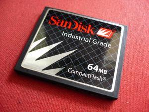 SanDisk SDCFBI-64-201-80 64MB Industrial CompactFlash (CF) Memory Card