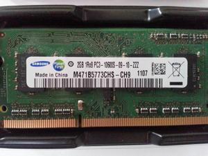 Samsung 2GB DDR3 Memory SO-DIMM 204pin 1Rx8 PC3-10600S 1333MHz M471B5773CHS-CH9 Samsung 2GB DDR3 Memory SO-DIMM 204pin 1Rx8 PC3-10600S 1333MHz M471B5773CHS-CH9