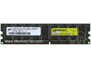 1GB PC3200 DDR400 2Rx8 Dual Rank Unbuffered ECC 184-pin UDIMM (p/n AEI) by Gigaram