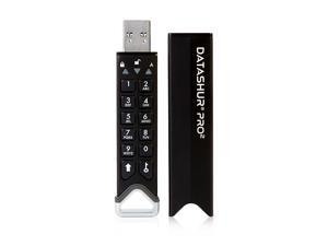 iStorage datAshur PRO² 256GB Secure flash drive - FIPS 140-2 Level 3 Certified - Password protected, dust and water resistant, portable, military grade hardware encryption. USB 3.2 IS-FL-DP2-256-256
