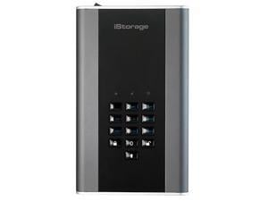 iStorage diskAshur DT2 8TB Secure encrypted desktop hard drive - FIPS Level 2 certified, Password protected, military grade hardware encryption IS-DT2-256-8000-C-G