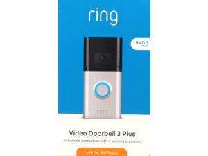 Ring Video Doorbell 3 Plus - Satin Nickel  8VR1S9-0EN0