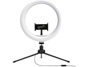 Supersonic SC-1210SR PRO Live Stream 10" LED Selfie Ring Light with Stand and Phone Holder