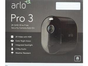 Arlo Pro 3 Spotlight Camera | Add on | Wire-Free, 2K Video & HDR | Color Night Vision, 2-Way Audio, 6-Month Battery Life, Motion Activated, 160° View | Works with Alexa | Black Arlo Pro 3 Spotlight Camera | Add on | Wire-Free, 2K Video & HDR | Color Night Vision, 2-Way Audio, 6-Month Battery Life, Motion Activated, 160° View | Works with Alexa | Black