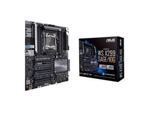 Asus WS X299 SAGE-10G LGA2066- Intel X299- DDR4- 4-Way CrossFireX & 4-Way SLI- SATA3&USB3.1- M.2&U.2- A&2GbE- CEB Motherboard Asus WS X299 SAGE-10G LGA2066- Intel X299- DDR4- 4-Way CrossFireX & 4-Way SLI- SATA3&USB3.1- M.2&U.2- A&2GbE- CEB Motherboard