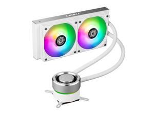 Lian Li GALAHAD AIO240 RGB White- Dual 120mm Addressable RGB FANS AIO CPU Liquid Cooler - GA240A Lian Li GALAHAD AIO240 RGB White- Dual 120mm Addressable RGB FANS AIO CPU Liquid Cooler - GA240A
