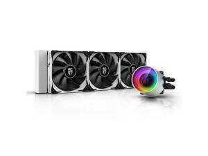 DEEPCOOL Castle 360EX WH, Addressable RGB AIO Liquid CPU Cooler, Anti-Leak Technology Inside, Cable Controller and 5V ADD RGB 3-Pin Motherboard Contr DEEPCOOL Castle 360EX WH, Addressable RGB AIO Liquid CPU Cooler, Anti-Leak Technology Inside, Cable Controller and 5V ADD RGB 3-Pin Motherboard Contr