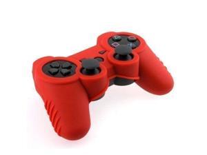Silicone Rubber Skin Cover Protector Case for Playstation 3 PS3 Controller (Red) Silicone Rubber Skin Cover Protector Case for Playstation 3 PS3 Controller (Red)