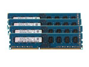 Hynix 16GB 4x4GB 2Rx8 PC3-12800 DDR3 1600MHZ 240PIN CL11 1.5V DIMM Desktop Memory RAM