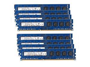 64GB 8x8GB DDR3 1600MHz PC3-12800R ECC Reg Server Memory RAM Upgrade Kit