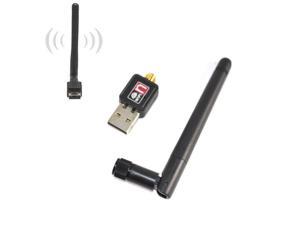 2018 NEW 150Mbps USB WiFi Wireless Adapter LAN Card 802.11n/g/b + 2dbi Antenna Supports WIN2K  XP, VISTA, WIN7, MAC, LINUX opera