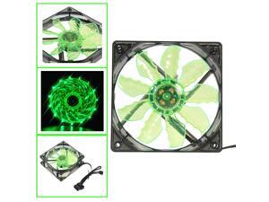 2018 Green 15 LED Light Quite 120mm DC 12V 4Pin for PC Laptop Computer Case Cooling Cool Fan Mod accessories Top Sale 2018 Green 15 LED Light Quite 120mm DC 12V 4Pin for PC Laptop Computer Case Cooling Cool Fan Mod accessories Top Sale