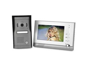 Color TFT LCD 7" Video Door Phone /Speakerphone Intercom Doorbell System Kit With IR Night Vision Water Resistant Outdoor Camera Color TFT LCD 7" Video Door Phone /Speakerphone Intercom Doorbell System Kit With IR Night Vision Water Resistant Outdoor Camera