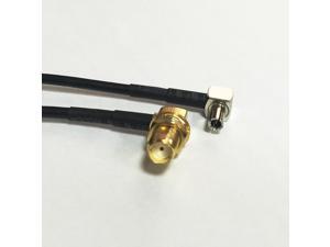 New Modem Extension Cable SMA Female Jack nut Right Angle to TS9 Right Angle Connector RG174 Coaxial Cable 20CM8" Adapter New Modem Extension Cable SMA Female Jack nut Right Angle to TS9 Right Angle Connector RG174 Coaxial Cable 20CM8" Adapter