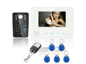 Ultra-thin Design 7" LCD Wired Touch Key Video Door Phone Doorbell Entry Intercom System IR Camera with Night Vision Ultra-thin Design 7" LCD Wired Touch Key Video Door Phone Doorbell Entry Intercom System IR Camera with Night Vision