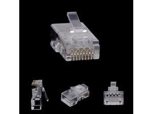 10Pcs RJ45 8-Pin Connector CAT6 Network Cable Modular Ethernet Crystal Plugs Z07 Drop ship 10Pcs RJ45 8-Pin Connector CAT6 Network Cable Modular Ethernet Crystal Plugs Z07 Drop ship