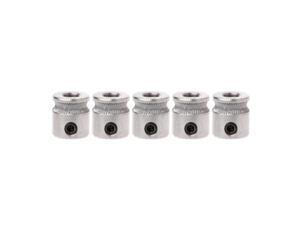 Deek Robot 5Pcs/set  MK8 Extruder Driver Gear Pulley For 3D Printer 1.75/3.0mm Filament 5mm Shaft Nov11 Drop ship