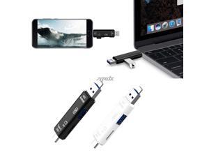 1PC Exquisite Portable 128GB Micro USB Type C USB TF Card Reader OTG Hub Adapter For Samsung Xiaomi 1PC Exquisite Portable 128GB Micro USB Type C USB TF Card Reader OTG Hub Adapter For Samsung Xiaomi