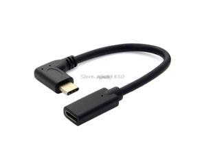 90 Degree USB-C USB 3.1 Type C Male to Female Extension Cable for Samsung S8 Nintendo Switch OnePlus 2 3 HTC 10 LG G6 G5 90 Degree USB-C USB 3.1 Type C Male to Female Extension Cable for Samsung S8 Nintendo Switch OnePlus 2 3 HTC 10 LG G6 G5