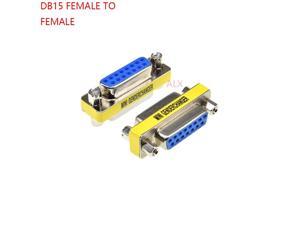 2PCS DB15 15pin 2 ROW FEMALE to FEmale serial port CONNECTOR D-Sub COM CONNECTORS 15 pin 15p Mini Gender Changer Adapter 2PCS DB15 15pin 2 ROW FEMALE to FEmale serial port CONNECTOR D-Sub COM CONNECTORS 15 pin 15p Mini Gender Changer Adapter