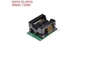 SOIC16 SOIC 16 SOP16 TO DIP16 programmer adapter socket Body Width 7.5MM 300MIL IC SOCKET CONVERTER test chip SOIC16 SOIC 16 SOP16 TO DIP16 programmer adapter socket Body Width 7.5MM 300MIL IC SOCKET CONVERTER test chip