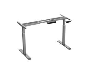 Rise UP Dual Motor Electric Standing Desk Base Frame Legs. Adjustable Height Width 2-Stage Ergonomic Motorized sit to Stand up Home Commercial Office Desk with Memory Grey Rise UP Dual Motor Electric Standing Desk Base Frame Legs. Adjustable Height Width 2-Stage Ergonomic Motorized sit to Stand up Home Commercial Office Desk with Memory Grey