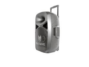 Blackmore BJP-1516BT Portable and amplified 2 way loudspeaker with 15" woofer, Bluetooth Mp3 playback and LED Lights. Blackmore BJP-1516BT Portable and amplified 2 way loudspeaker with 15" woofer, Bluetooth Mp3 playback and LED Lights.