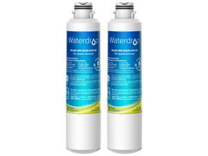 Waterdrop DA29-00020B NSF 53&42 Certified Refrigerator Water Filter, Replacement for Samsung HAF-CIN/EXP, DA29-00020A/B, DA29-00020B-1, RF263BEAESR, RF28HMEDBSR, RS25J500DSR, RF4287HARS, 2 Filters