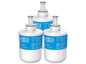 AQUACREST DA2900003G Refrigerator Water Filter Replacement for Samsung DA2900003G DA2900003B DA2900003A AquaPure Plus HAFCU1 RFG237AARS RS22HDHPNSR 3 Filters package may vary