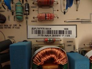 Sharp LC-50LB481U Power Supply (715G8095-P01-000-003S) PLTVFY751AAU4 Sharp LC-50LB481U Power Supply (715G8095-P01-000-003S) PLTVFY751AAU4