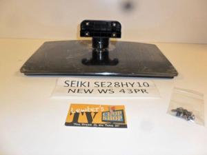 NEW Seiki SE28HY10 TV Stand Great Condition With Screws 43PR NEW Seiki SE28HY10 TV Stand Great Condition With Screws 43PR