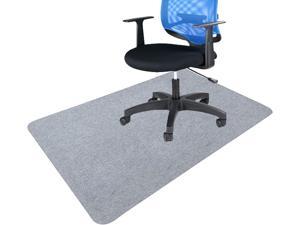 PVC Mat Home Office Carpet Hard Protector Floor Office Chair 55"x35" 4mm Thick 