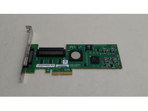 LSI 20320Ie Logic Single Channel Pciexpress Low Profile 1 Int + 1 Ext Ultra320 Scsi Host Bus Adapter Dual Label