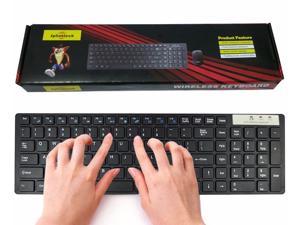 2.4GHz SLIM Wireless Keyboard and Cordless Mouse Combo Set For Desktop Laptop PC