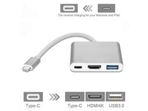 Type-C to HDMI USB-C Digital Multiport Adapter - USB 3.1 Type-C to HDMI 4K Multiport Adapter USB 3.0 HUB With 1 Charging Port for New Macbook Chromebook Pixel Type-C to HDMI USB-C Digital Multiport Adapter - USB 3.1 Type-C to HDMI 4K Multiport Adapter USB 3.0 HUB With 1 Charging Port for New Macbook Chromebook Pixel