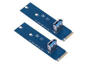2pcs M.2 NGFF to USB 3.0 PCI-E PCI Express X16 Converter Adapter PCIe Extender Miner Mining Graphic Card Adapter Converter Cards 2pcs M.2 NGFF to USB 3.0 PCI-E PCI Express X16 Converter Adapter PCIe Extender Miner Mining Graphic Card Adapter Converter Cards