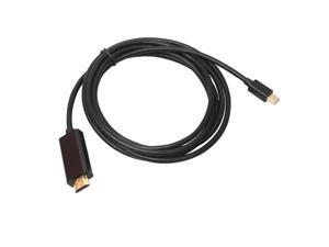 1.8M/6Ft Thunderbolt Mini DisplayPort DP to HDMI Adapter Cable Audio Video Signal Transmission Adapter Cable for Mac Book