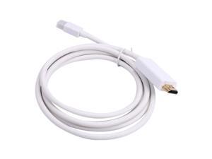 1.8m Mini DP to HDMI 1080P HD Thunderbolt Displayport Gold Plated Display Port Video Adapter Cable For HDTV Projector Laptop