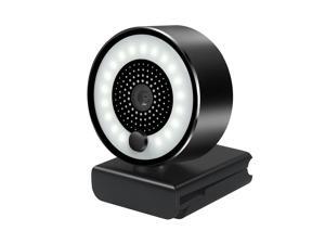 Webcam, 5.0 Million Pixel 2K Auto Focus USB Computer Camera Webcam with Fill Light Webcam, 5.0 Million Pixel 2K Auto Focus USB Computer Camera Webcam with Fill Light