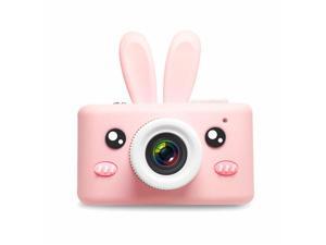 Kids Camera, D3 PLUS 1200W Pixel Lens Rabbit Cartoon Mini Digital Sport Camera with 2.0 inch Screen for Children