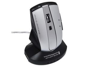 Gaming Mouse, MZ-011 2.4GHz 1600DPI Wireless Rechargeable Optical Mouse with HUB Function