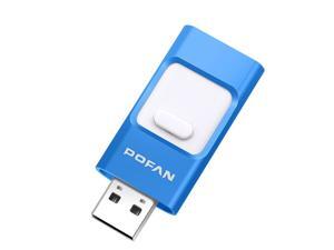 POFAN F01 128GB 8pin & Micro USB to USB 2.0 Mini Push-pull Metal Flash Disk Drive with Fingerprint Identification, For iPhone & iPad & iPod & Android Devices, Size: 54 x 23 x 9 mm(Dark Blue) POFAN F01 128GB 8pin & Micro USB to USB 2.0 Mini Push-pull Metal Flash Disk Drive with Fingerprint Identification, For iPhone & iPad & iPod & Android Devices, Size: 54 x 23 x 9 mm(Dark Blue)