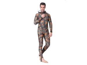 Men Camouflage Surf Full Body Swimwear Wetsuit Diving Snorkeling Tops Suit, Size: XL Men Camouflage Surf Full Body Swimwear Wetsuit Diving Snorkeling Tops Suit, Size: XL