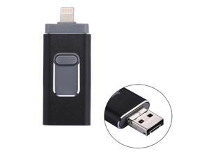 RQW-01B 3 in 1 USB 2.0 & 8 Pin & Micro USB 128GB Flash Drive, for iPhone & iPad & iPod & Most Android Smartphones & PC Computer(Black) RQW-01B 3 in 1 USB 2.0 & 8 Pin & Micro USB 128GB Flash Drive, for iPhone & iPad & iPod & Most Android Smartphones & PC Computer(Black)