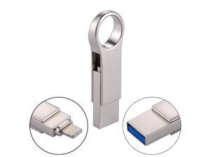 RQW-10D 2 in 1 USB 2.0 & 8 Pin 128GB Flash Drive, for iPhone & iPad & iPod & Most Android Smartphones & PC Computer RQW-10D 2 in 1 USB 2.0 & 8 Pin 128GB Flash Drive, for iPhone & iPad & iPod & Most Android Smartphones & PC Computer
