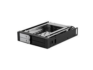 kingwin ssd/hdd internal sata trayless hot swap mobile rack for dual 2.5 ssd/hdd. hard drive backplane enclosure,support sata i/ii/iii & sas i/ii 6 gbps performance and optimized for 2.5 ssd/hdd